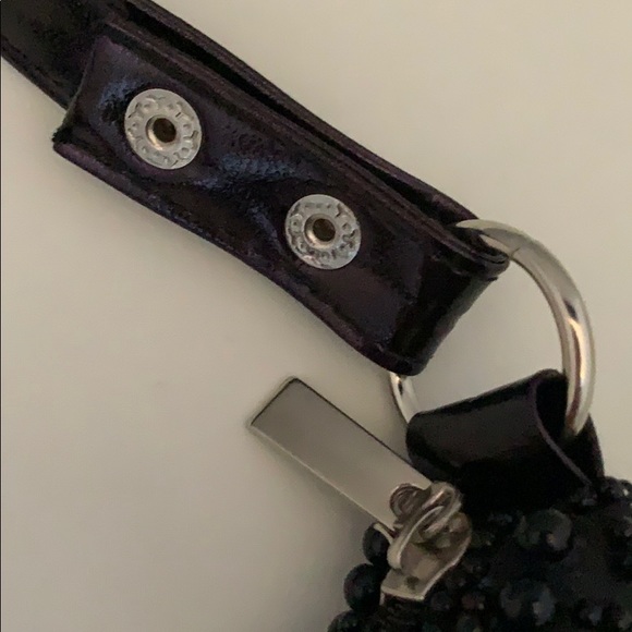 Vtg Unique Beaded Shoulder Evening Handbag Purse - Picture 7 of 11